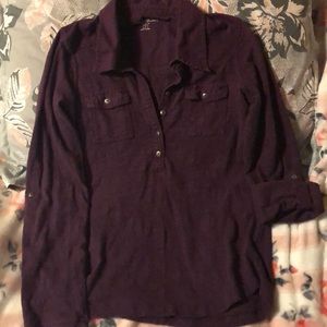 Eddie Bauer purple top!